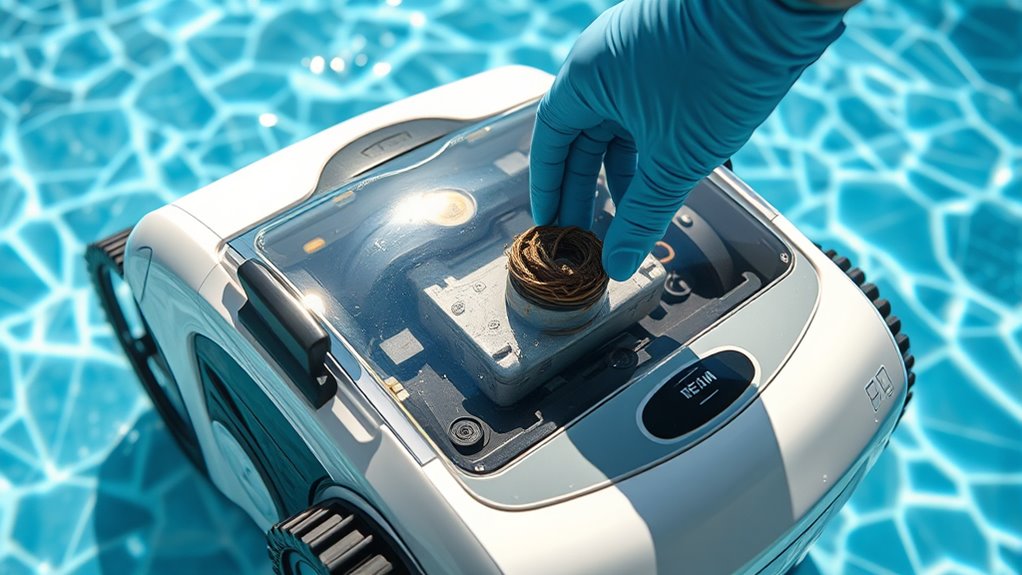 robotic pool cleaner troubleshooting