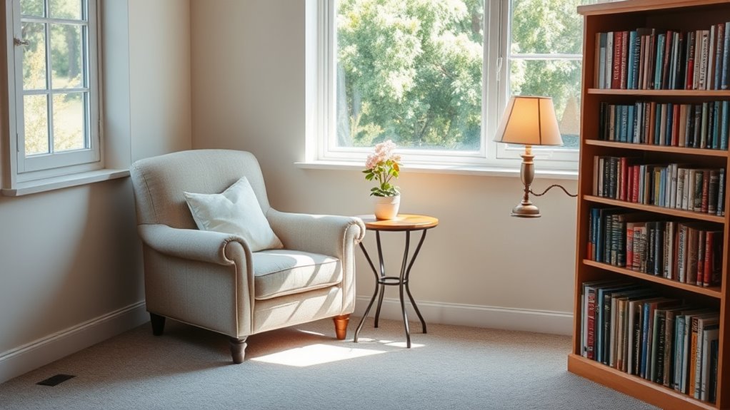 safe accessible reading spot