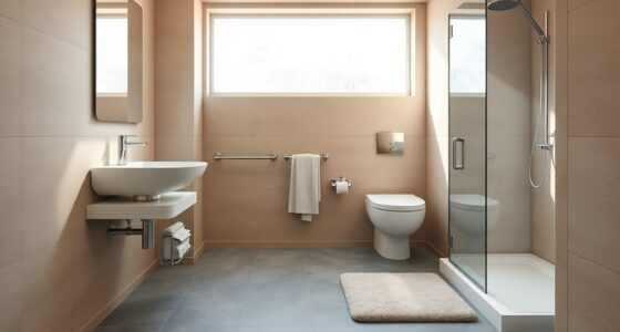 safe comfortable bathroom design