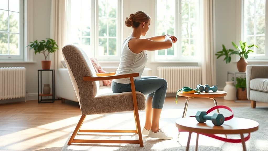 safe controlled chair exercises