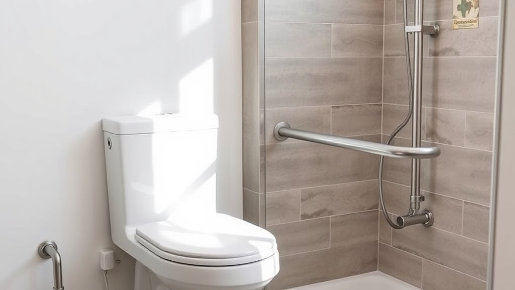secure durable bathroom grab bars