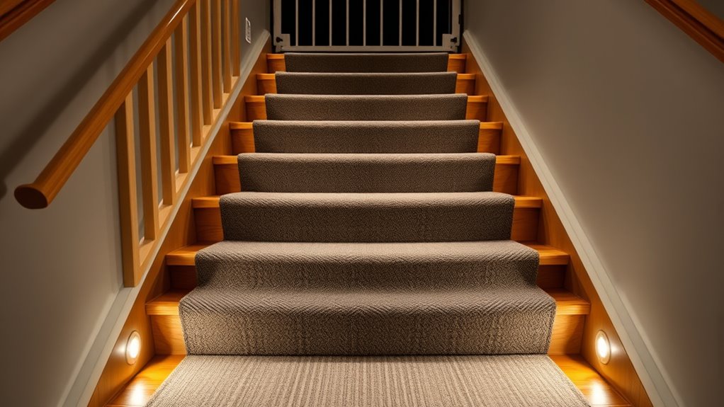 secure well lit and maintained stairs