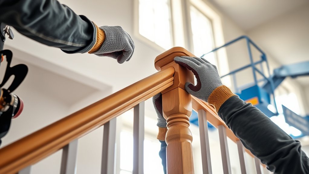 securely install durable handrails