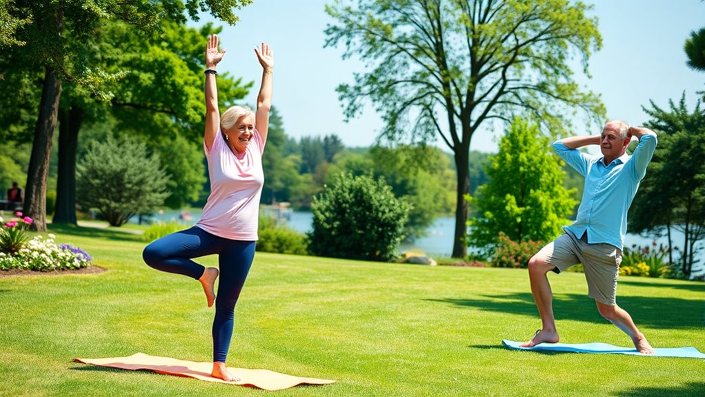 senior exercise promotes health