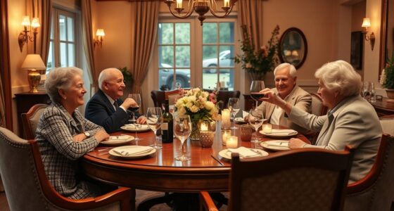 senior friendly dinner party