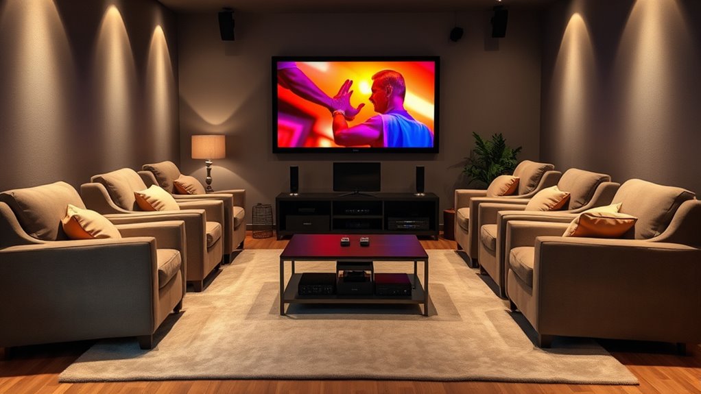 senior friendly theater setup