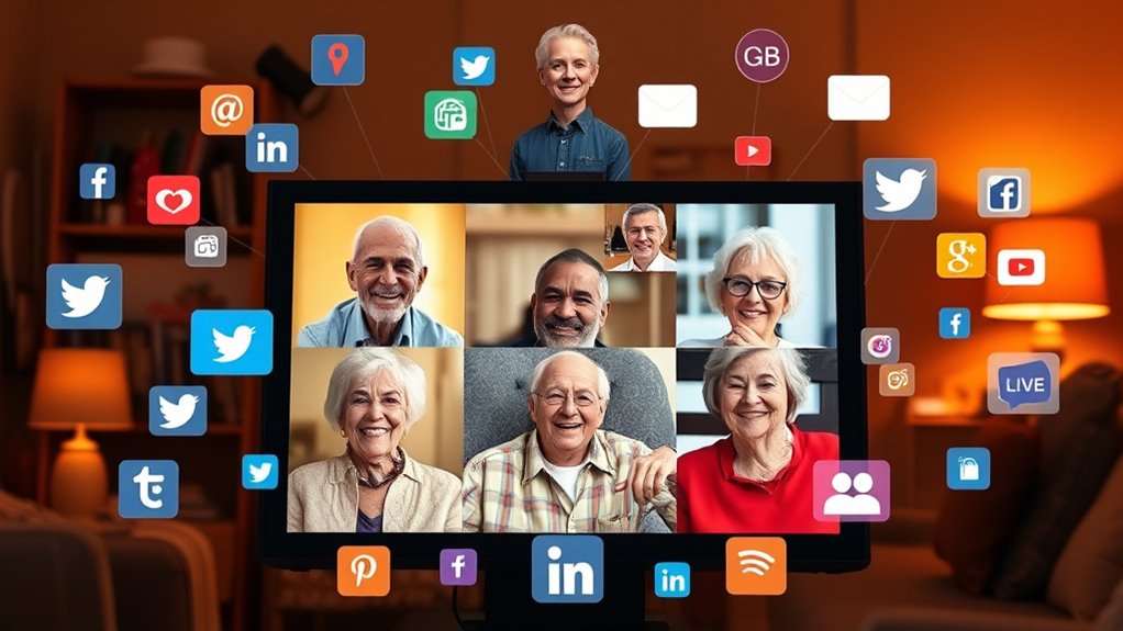 senior online community engagement