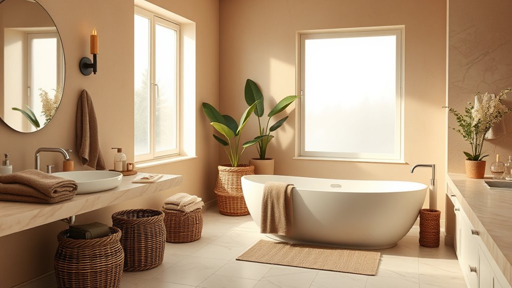 serene colors and textures