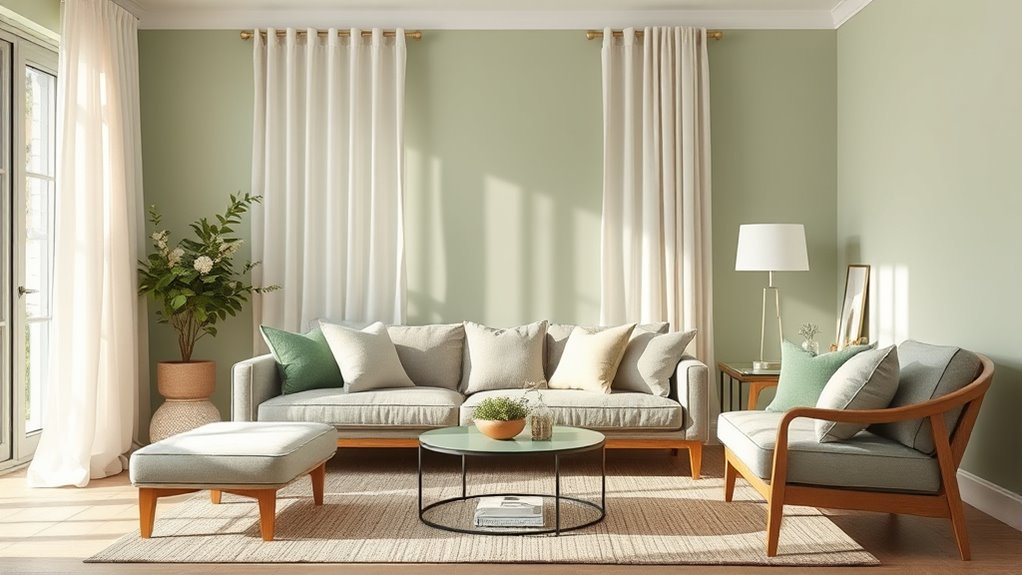 serene natural harmonious home