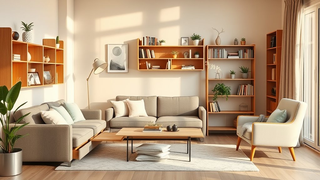 smart multi functional space saving furniture