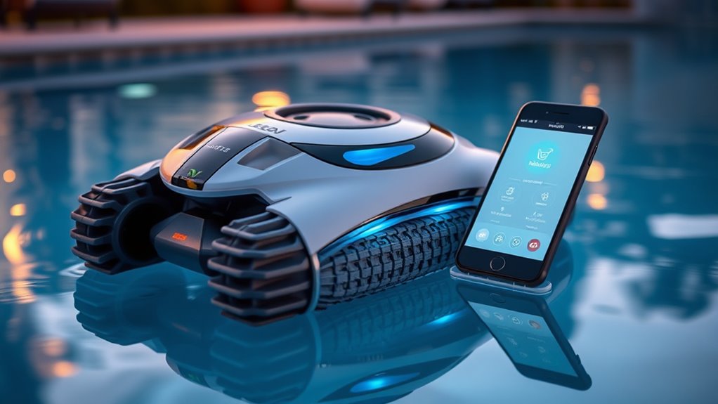 smart pool cleaning control