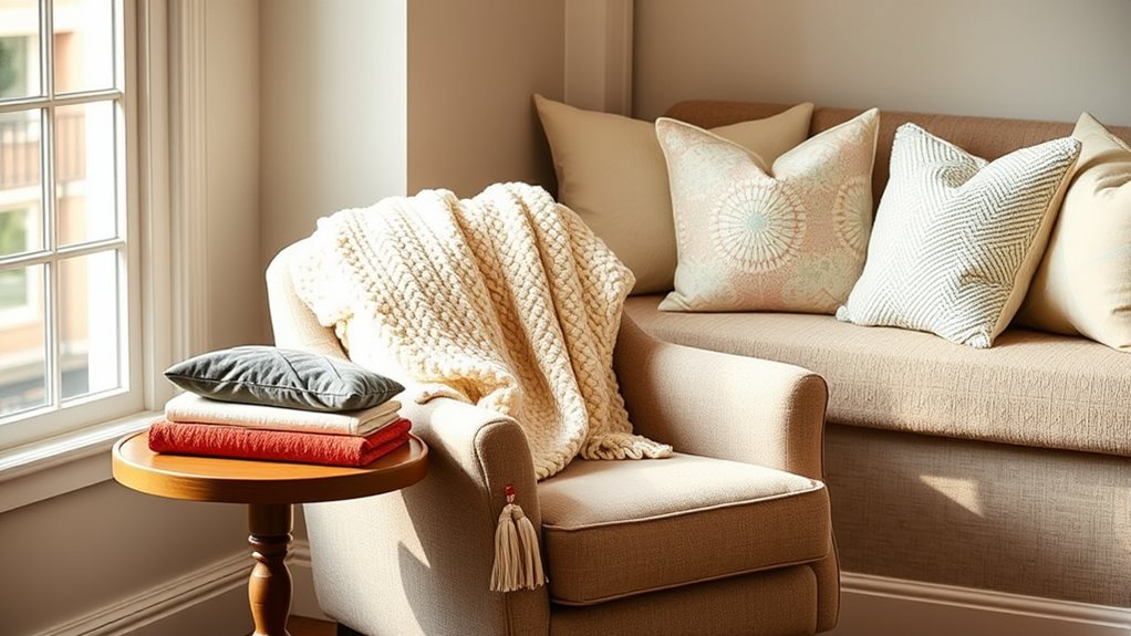 soft colorful textured textiles