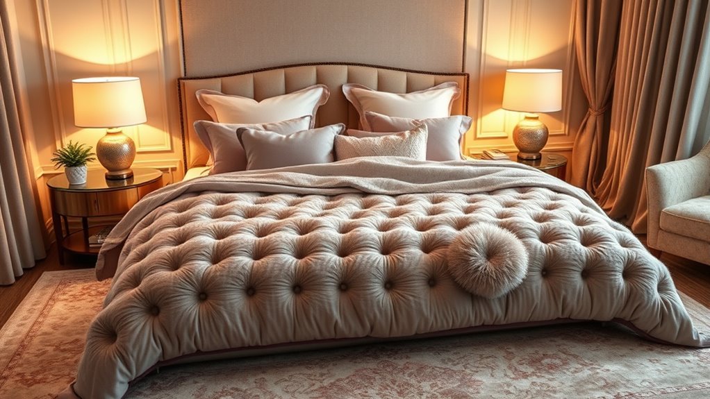 soft textiles and cozy rugs