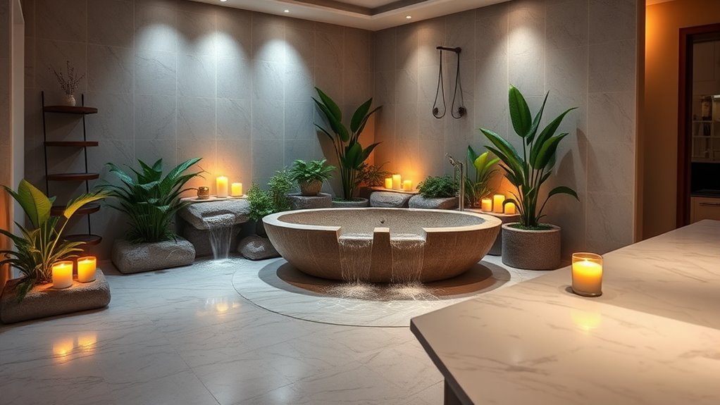 soothing scents water features