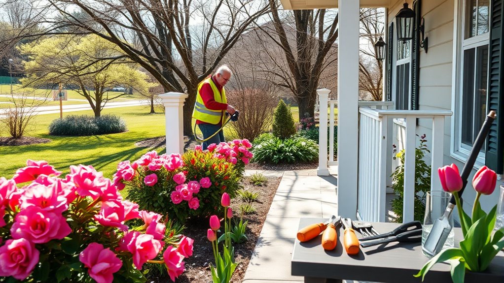 spring cleaning and maintenance