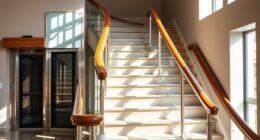 stair handrails and lifts