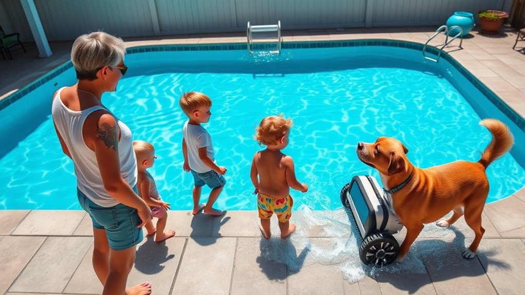 supervise pool during operation