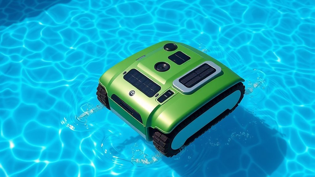 sustainable robotic pool cleaners