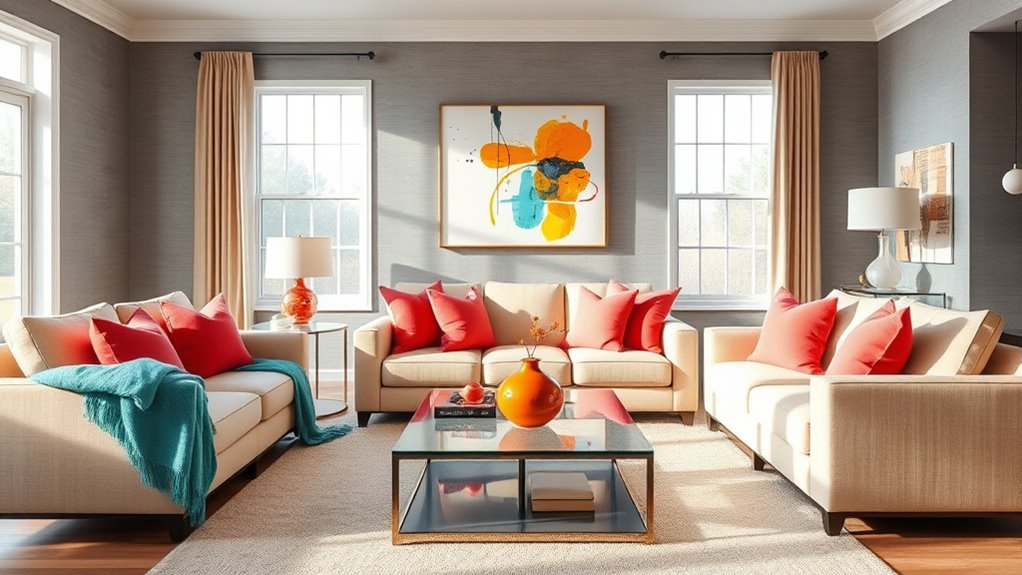 use vibrant accent colors