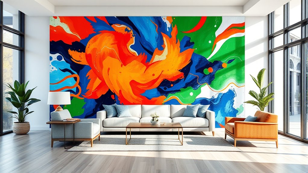vibrant colors energize spaces