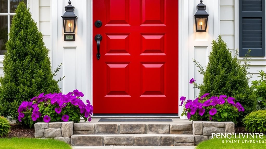 vibrant durable front door