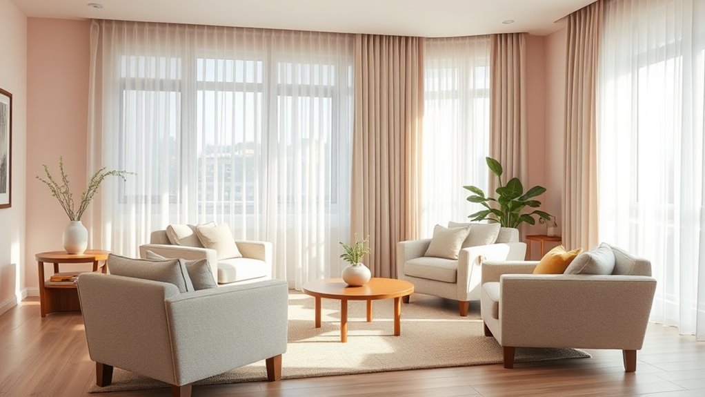 vibrant harmonious senior spaces