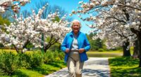 walking improves senior health