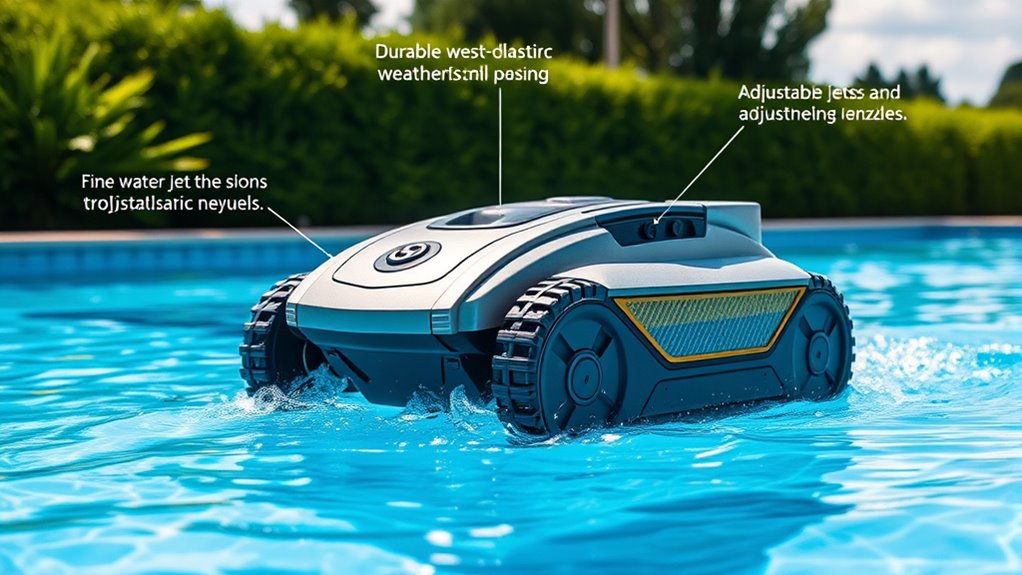 weather resistant durable pool components