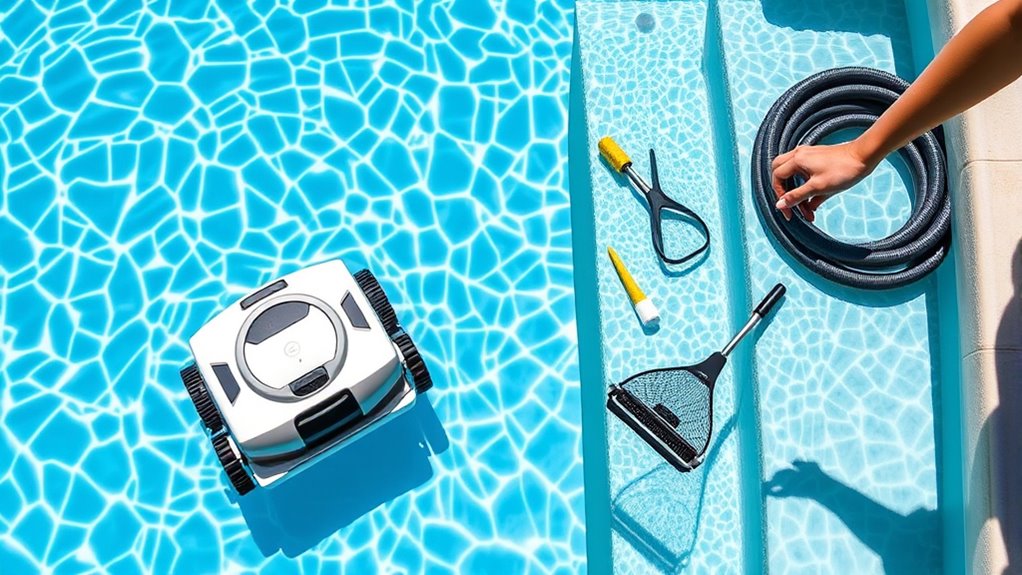 weekly pool cleaning routine