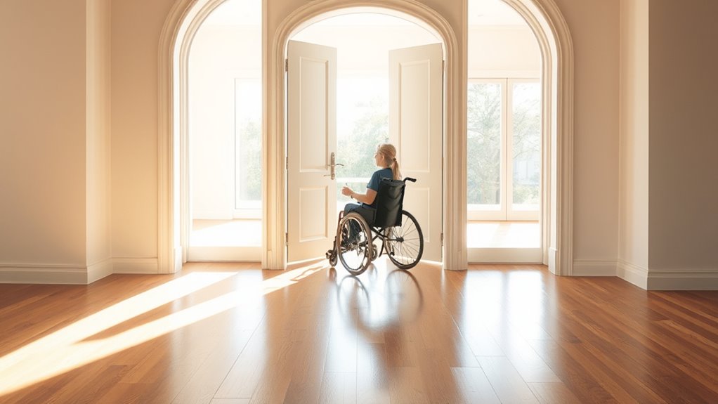 widen doorways for accessibility