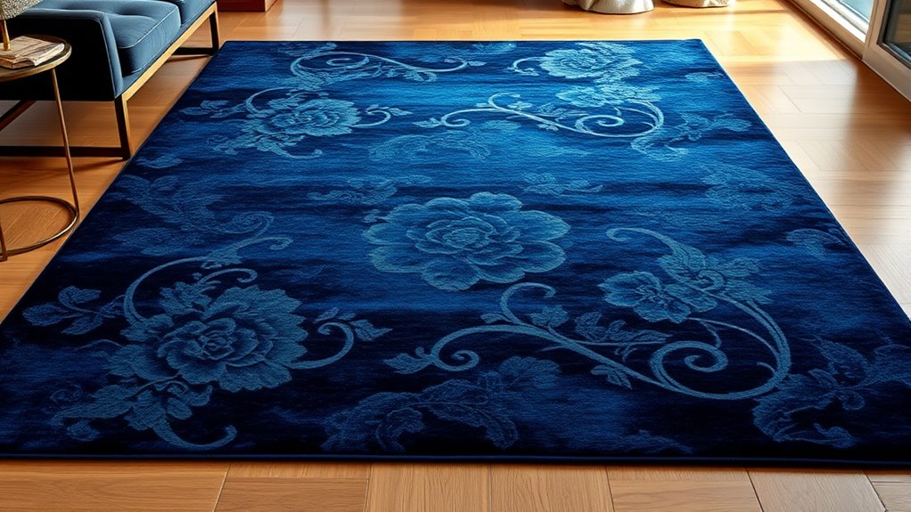 choosing quality navy silk