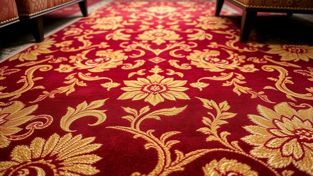 custom silk carpet selection