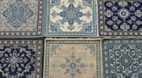 elegant durable distressed silk rugs