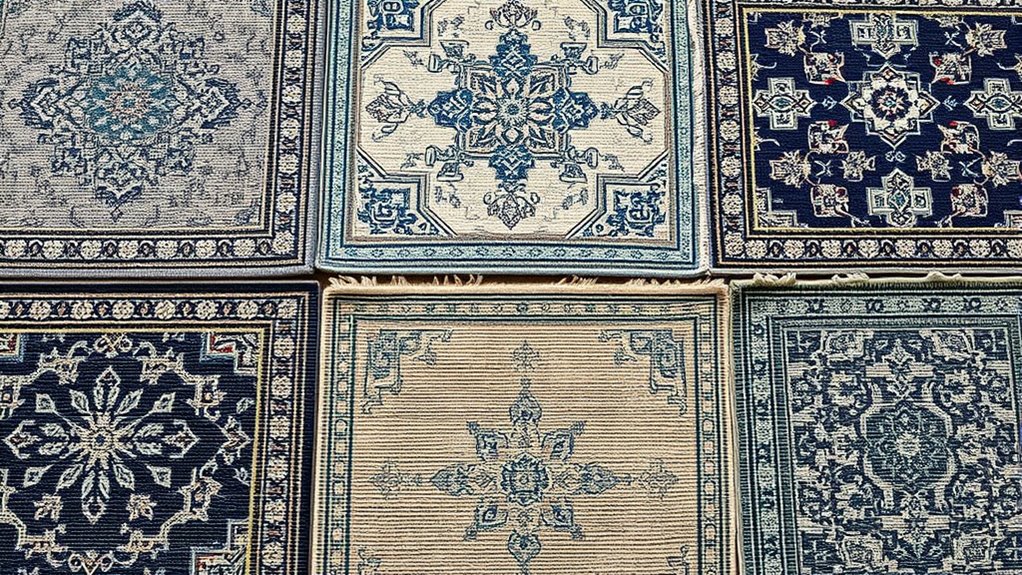 elegant durable distressed silk rugs