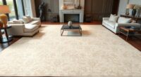 elegant ivory silk rugs