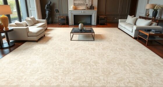elegant ivory silk rugs