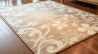elegant metallic silk rugs