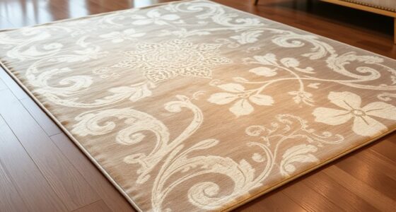 elegant metallic silk rugs