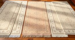 elegant neutral silk carpets