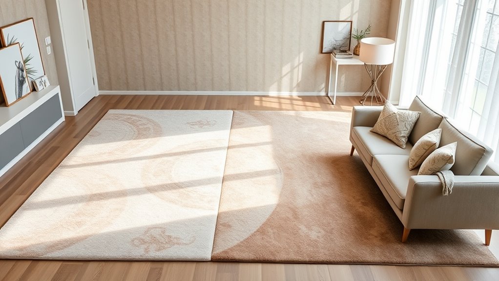 hypoallergenic silk wool carpets