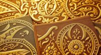 luxury metallic silk carpets