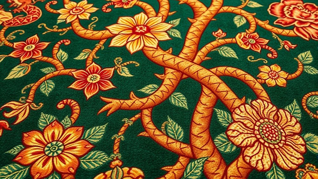 luxury yilong silk carpets