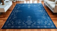 top navy silk rug selection