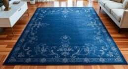 top navy silk rug selection