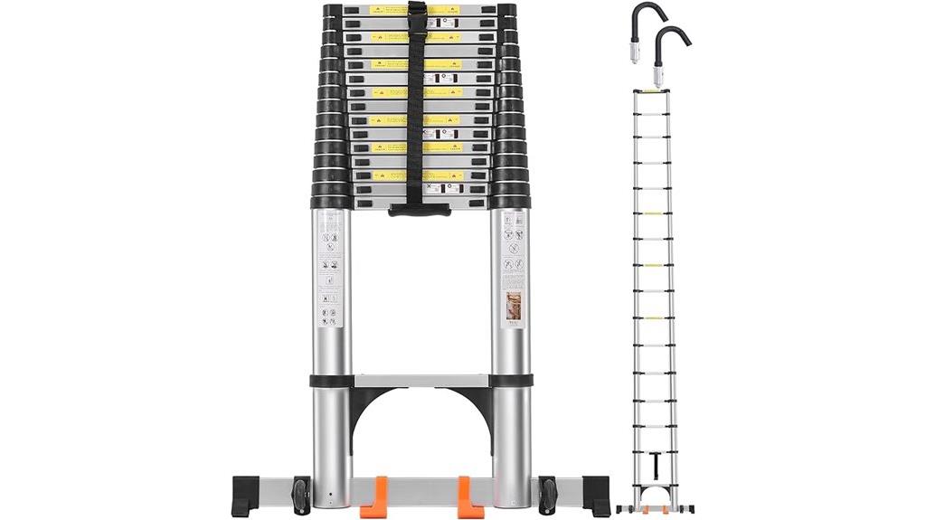 20 3 ft aluminum telescoping ladder