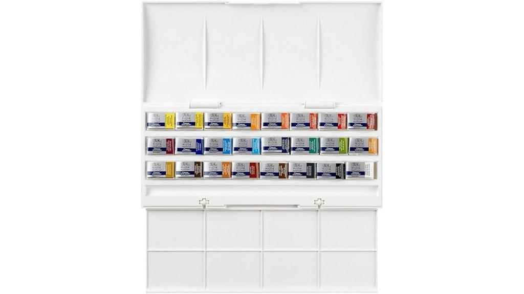 24 pan watercolor studio set