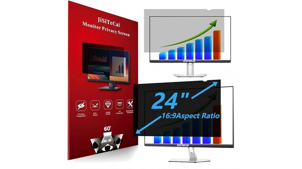 24 widescreen privacy filter