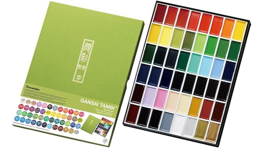 48 color watercolor palette