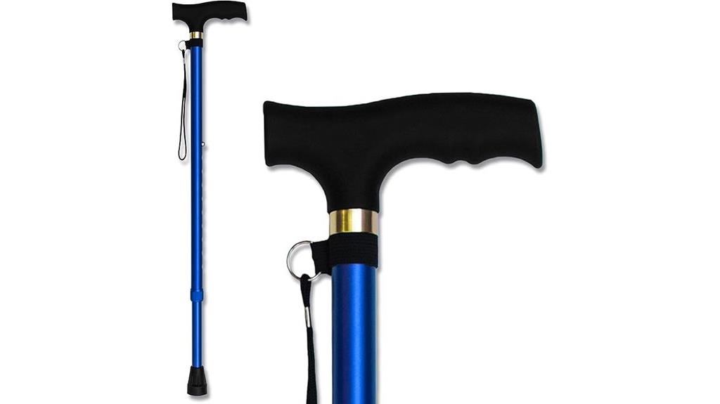 adjustable aluminum cane