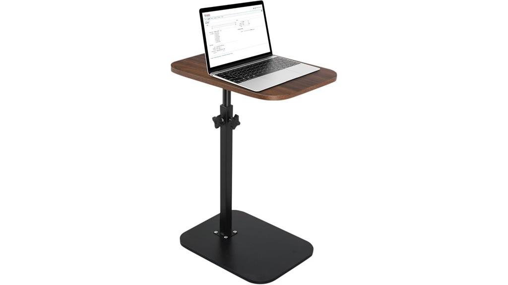 adjustable rotating sofa table